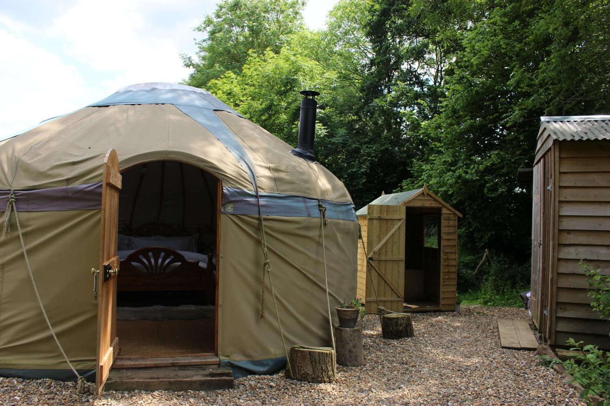 The Yurt At Worcesters Farm Canterbury Exteriér fotografie